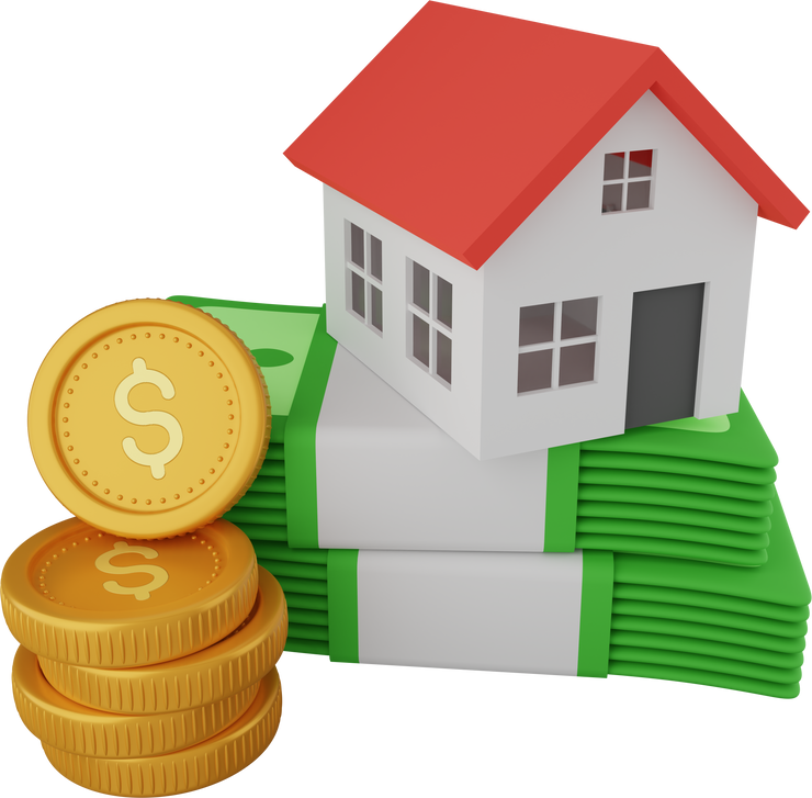 money property 3d illustration